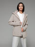 Winter Damen Jacket mit Hohem Kragen und Taschen – Einfarbig Bequeme Outdoorjacke